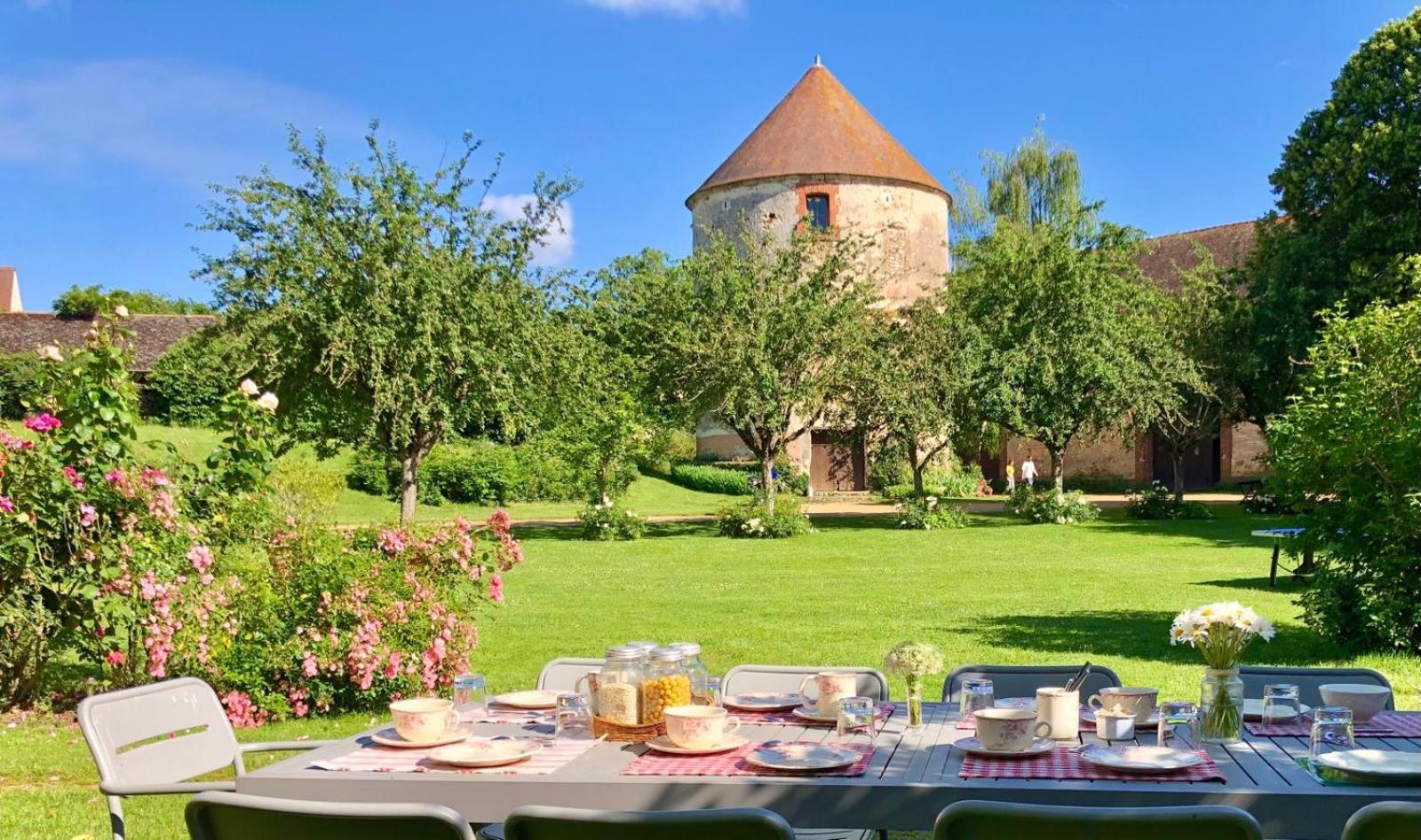 La Ferme Au Colombier Bed and Breakfast Neron Exteriör bild